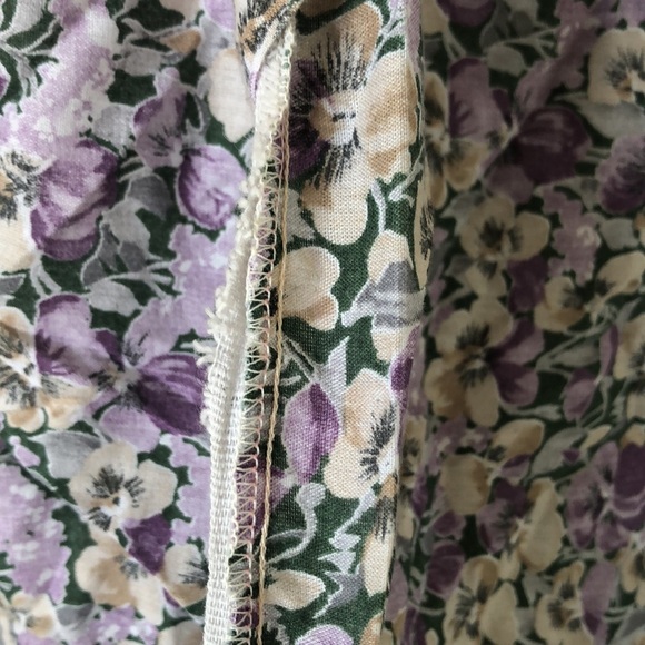 Vintage Floral mid-length Wrap Skirt - Picture 5 of 5